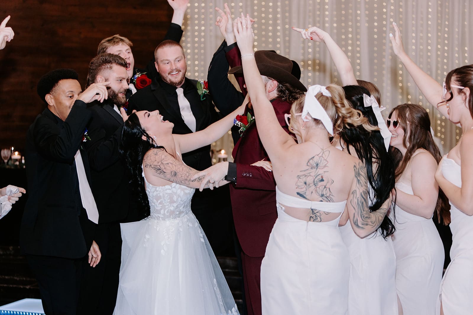 Reception party dancing