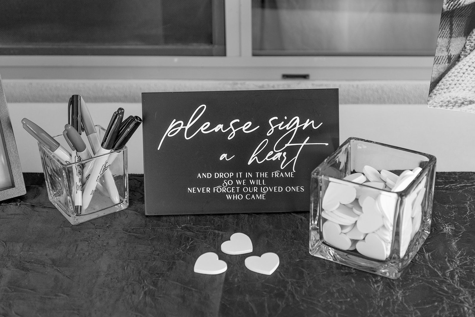 Creative guest sign in frame