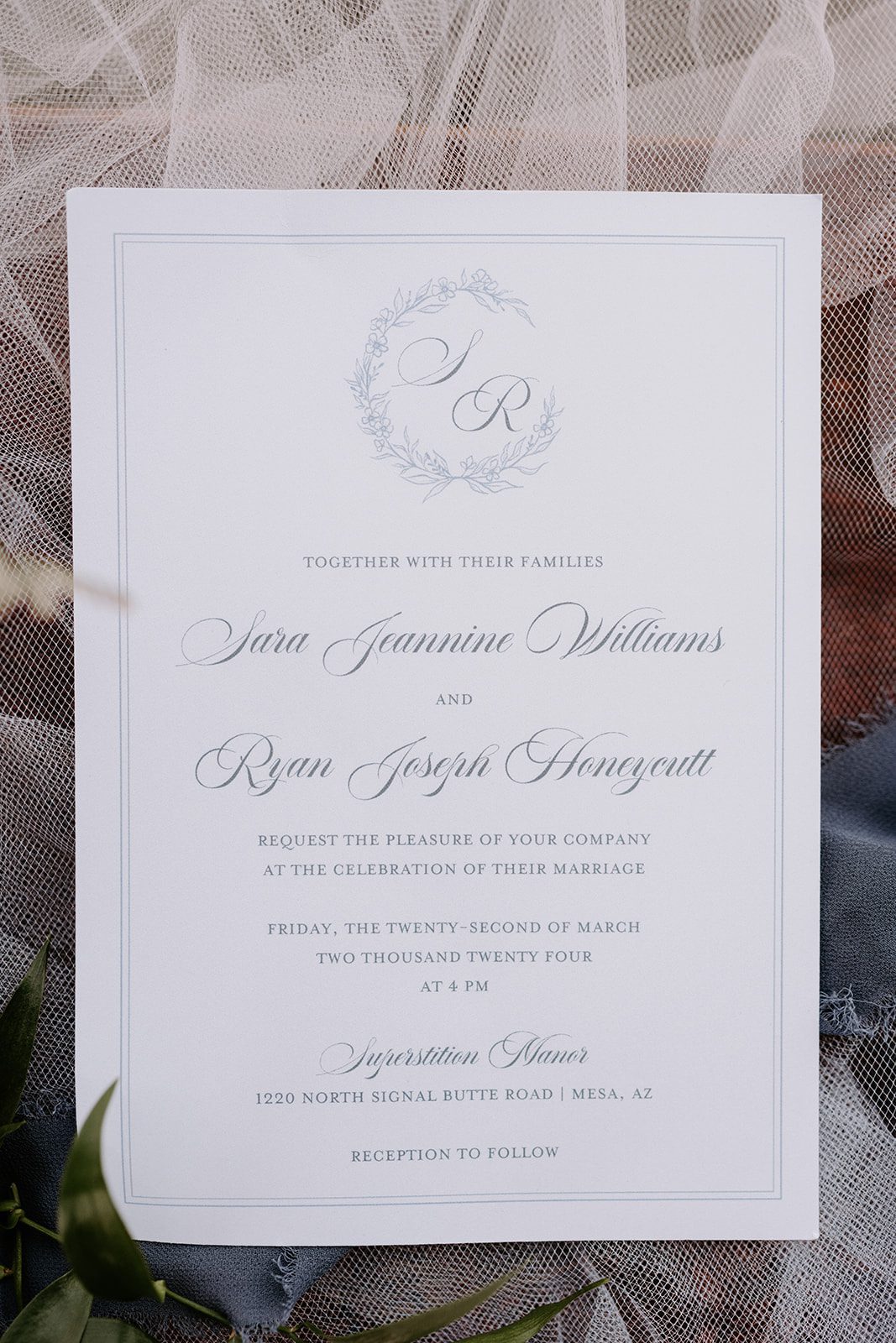 Wedding invitation 