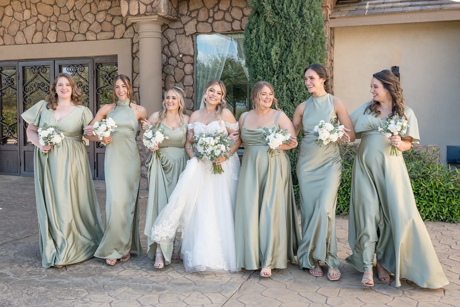 Bridal party @ Superstition Manor