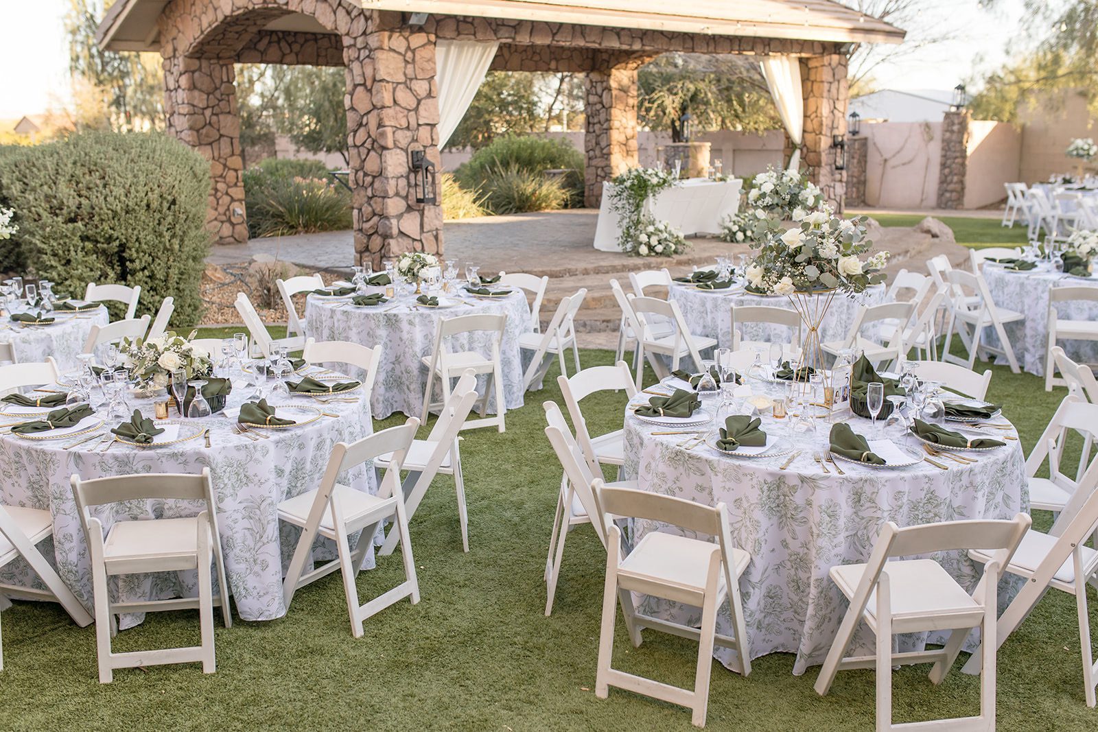 Outdoor dinner @ Superstition Manor