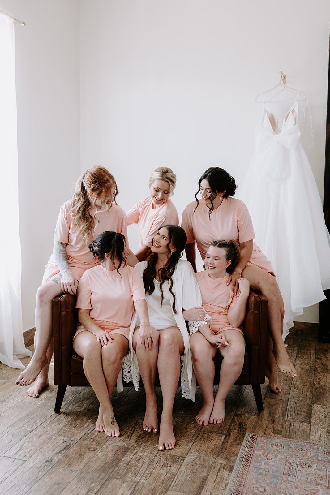 Bridal party in Superstition Manor suite