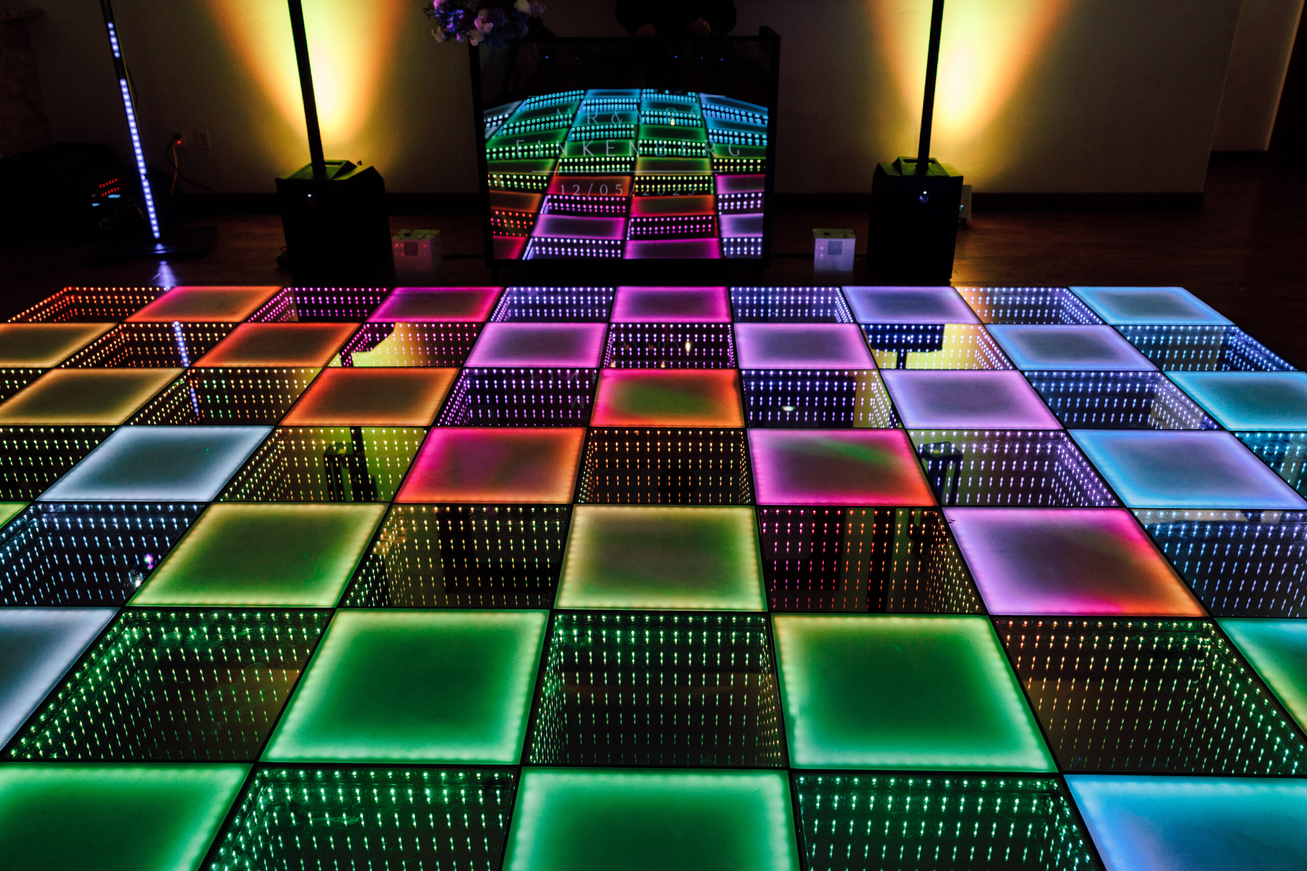 Superstition Manor LED dance floor