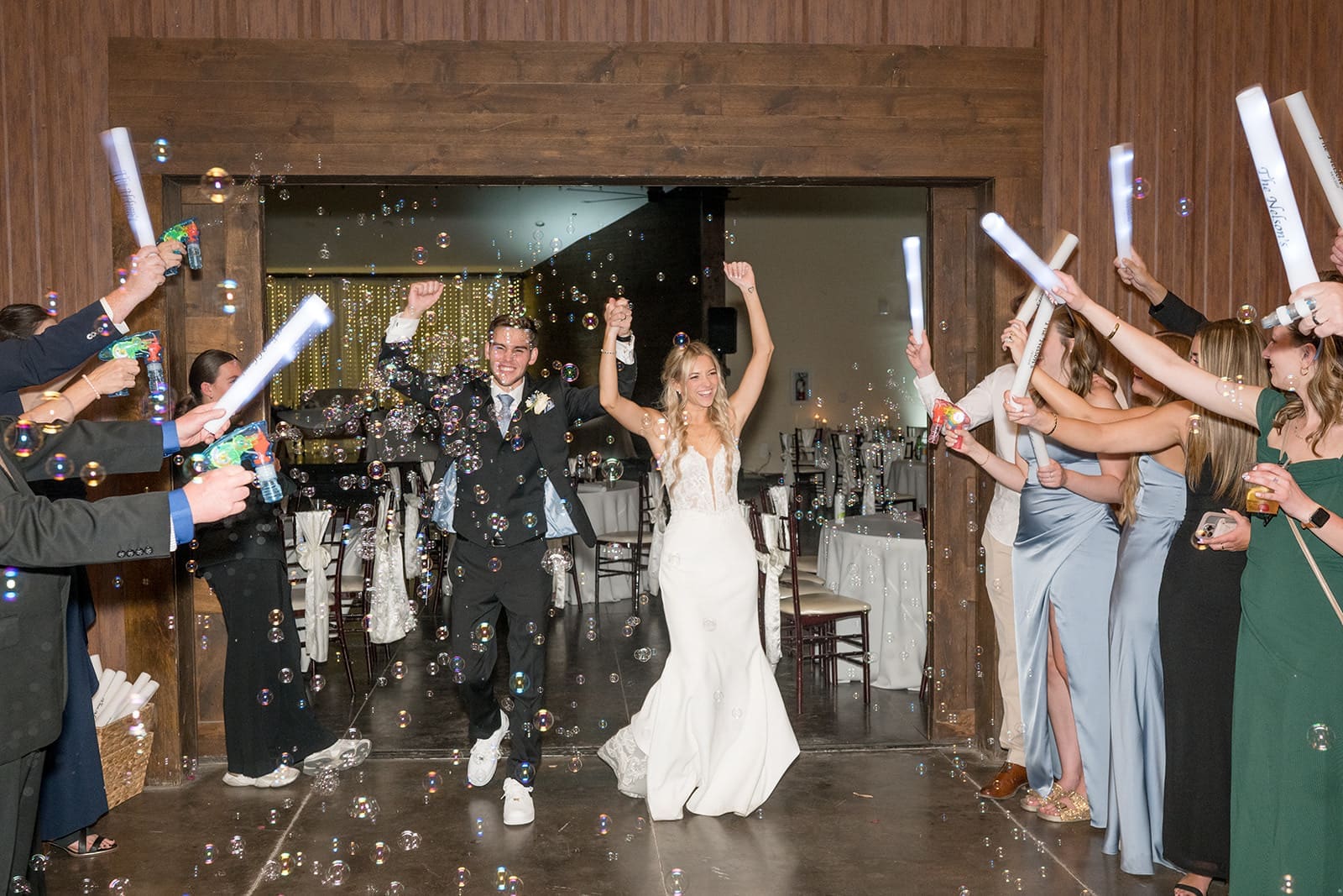 Wedding send off at superstition manor