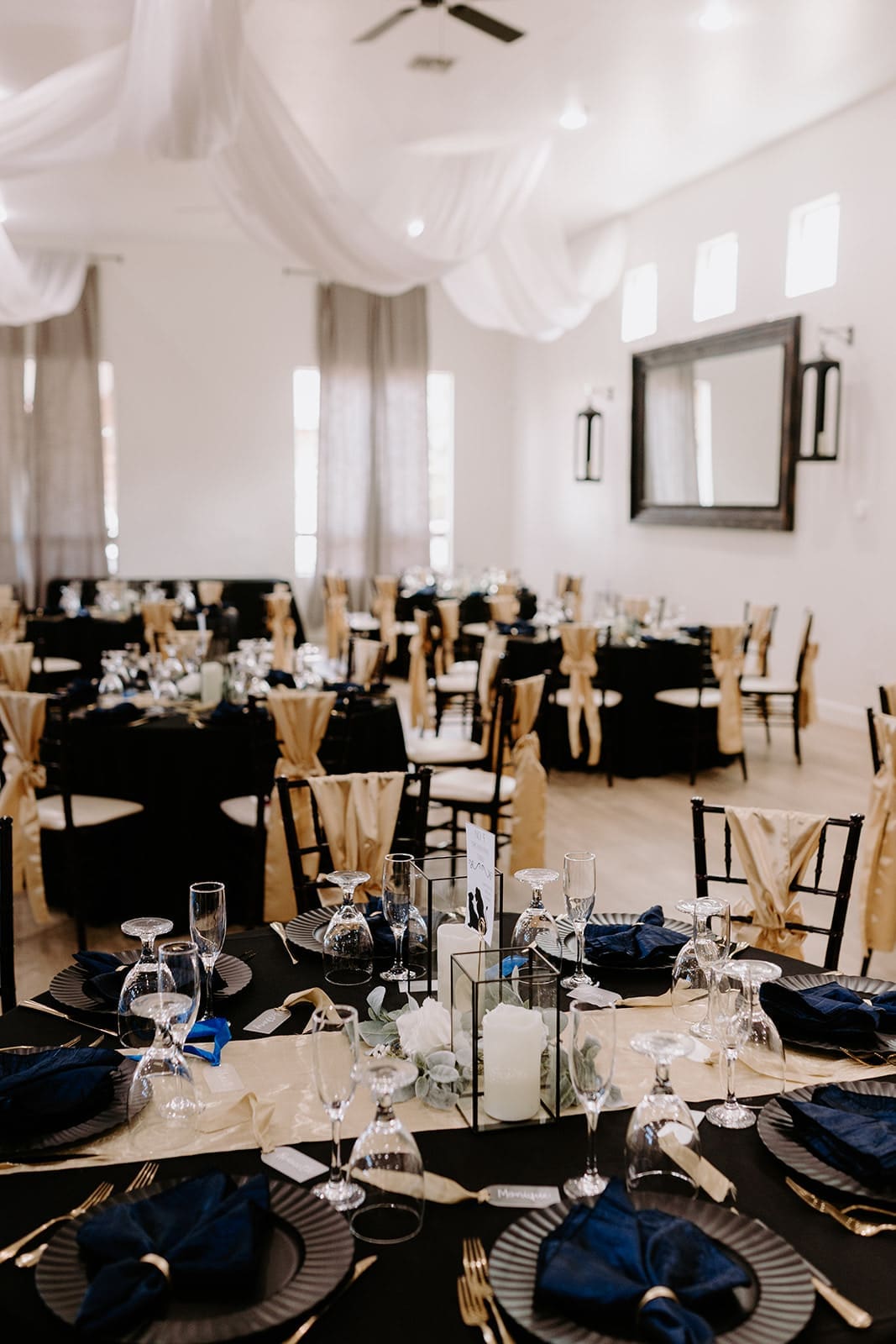 Reception hall at superstition manor