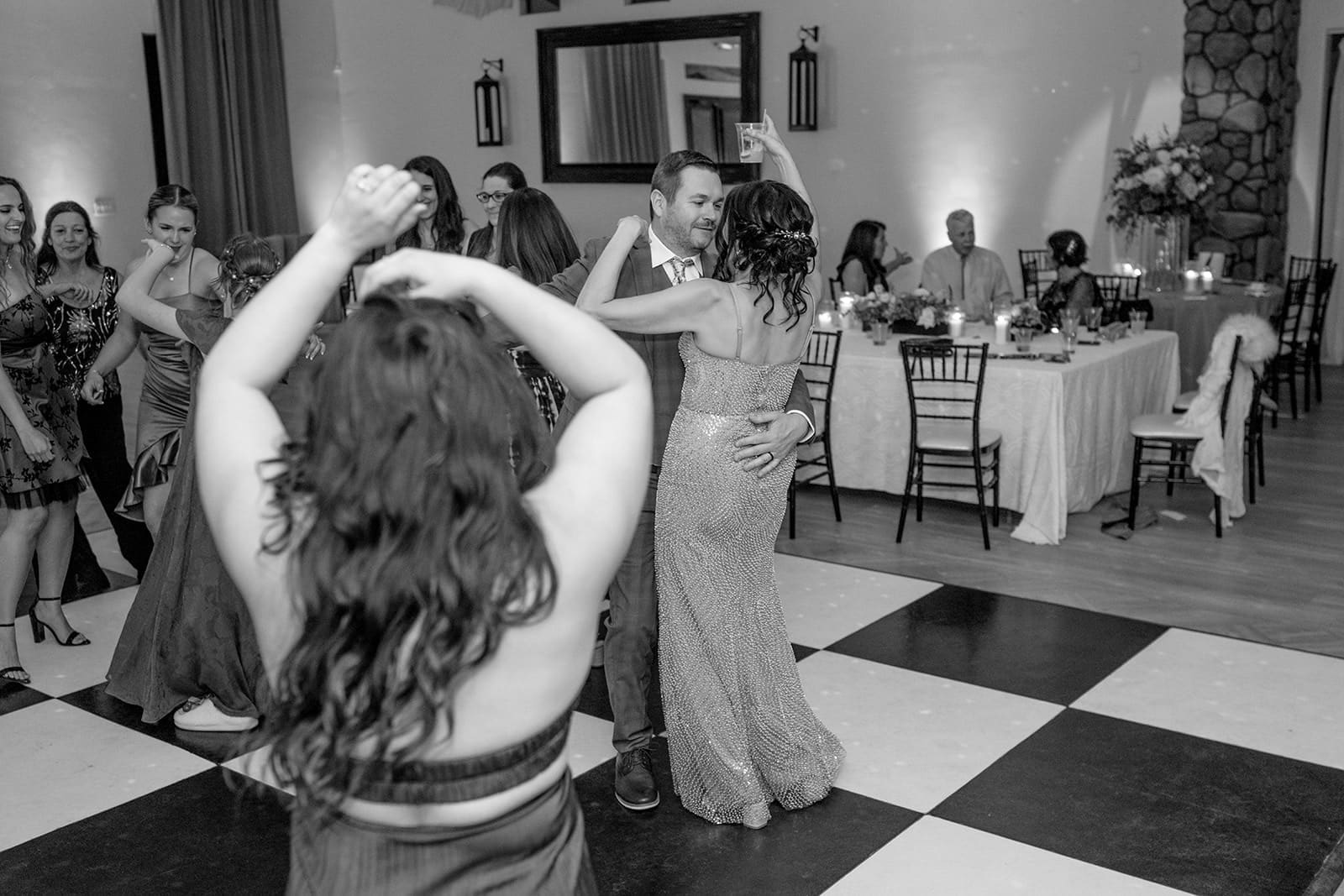 Reception dance floor