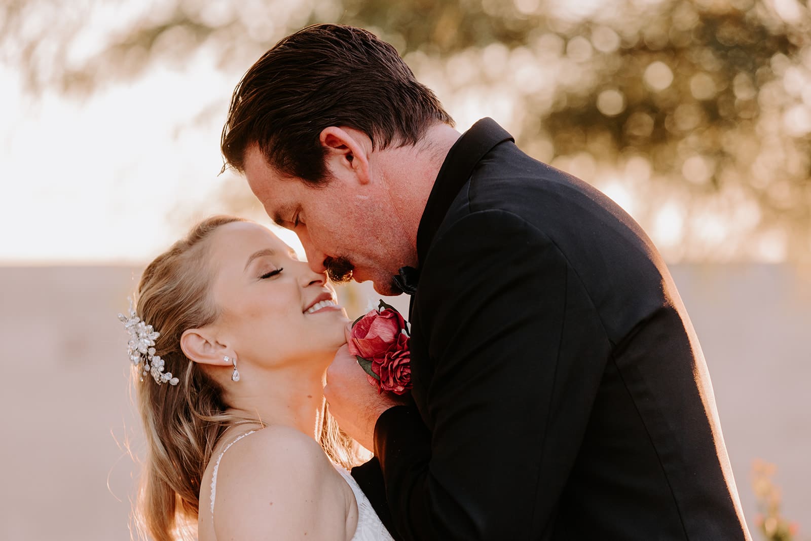 Bride and groom photo