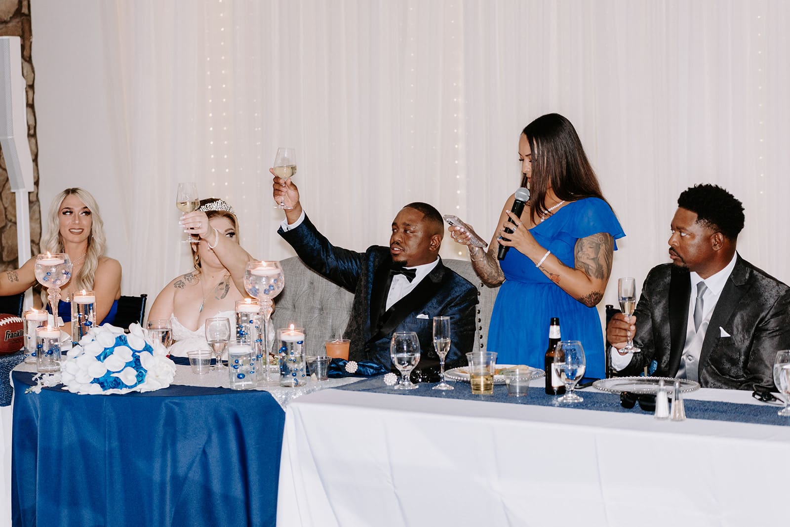 Wedding party toast