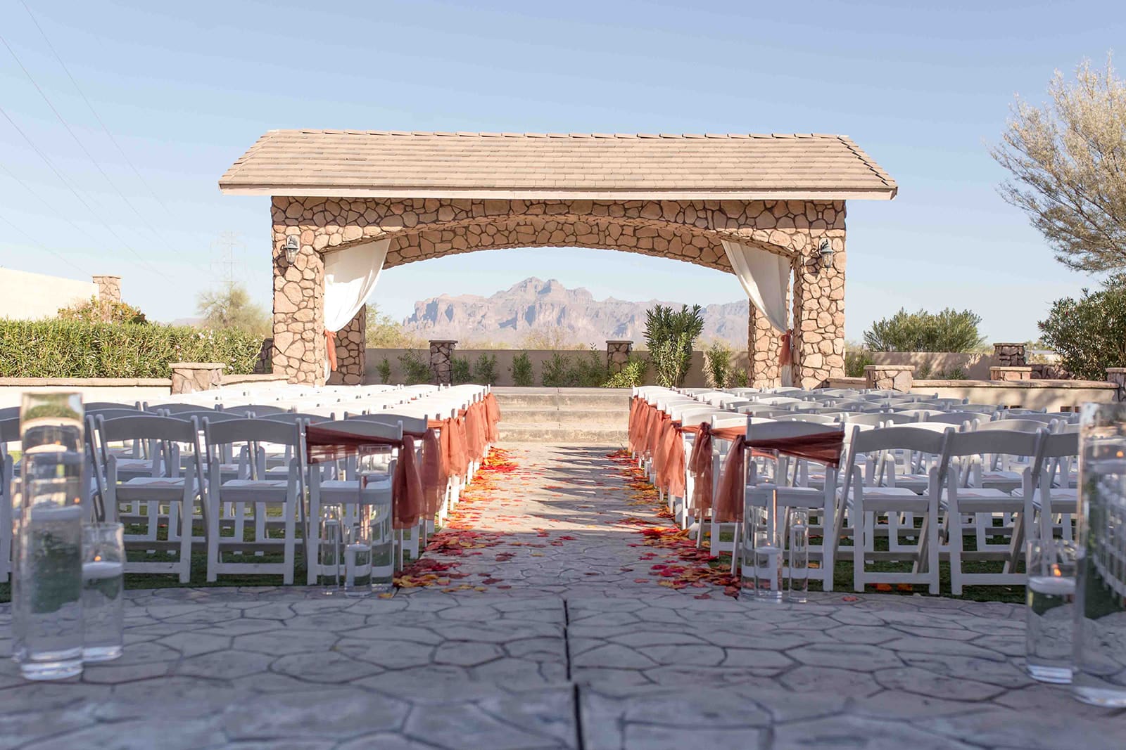 Superstition Manor ceremony yard