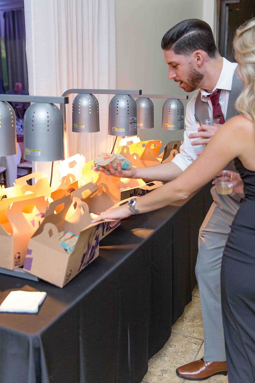 Late night, guest snack for wedding