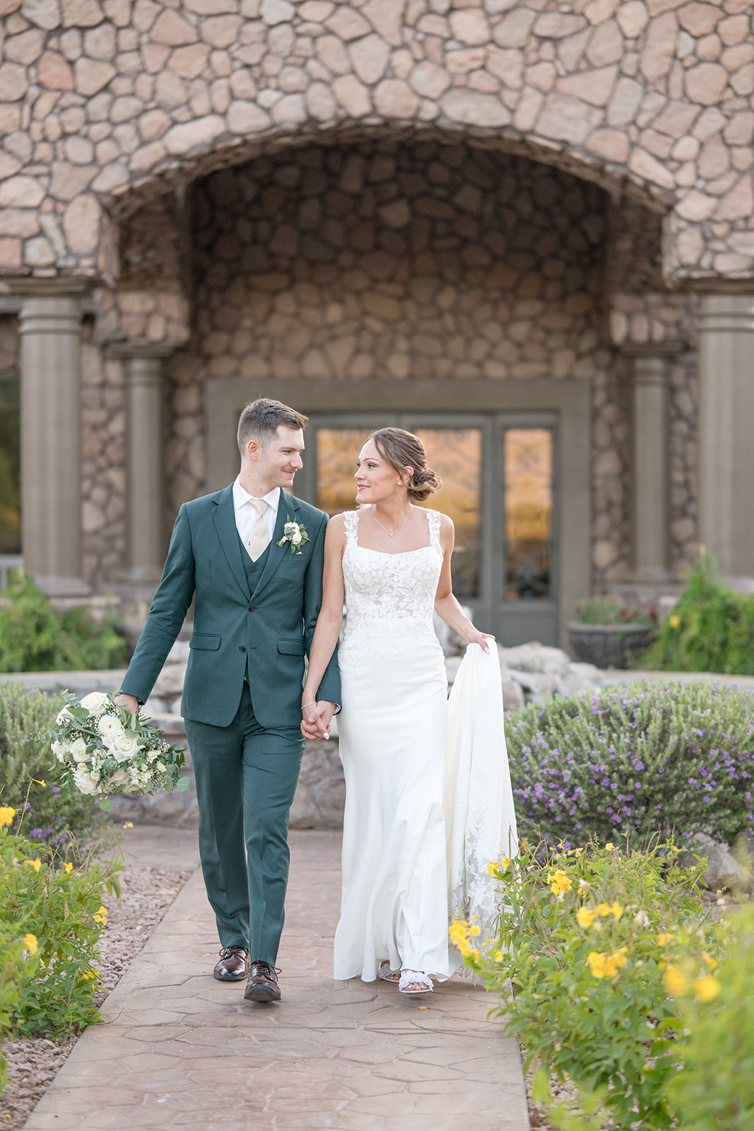 Bride and groom portraits 