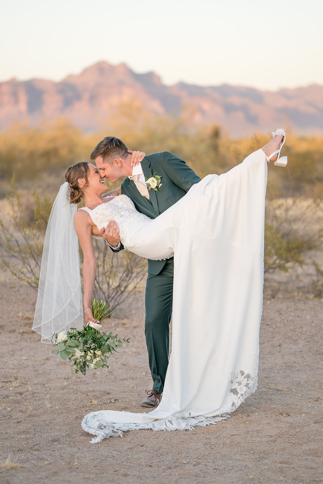 Bride and groom portraits 