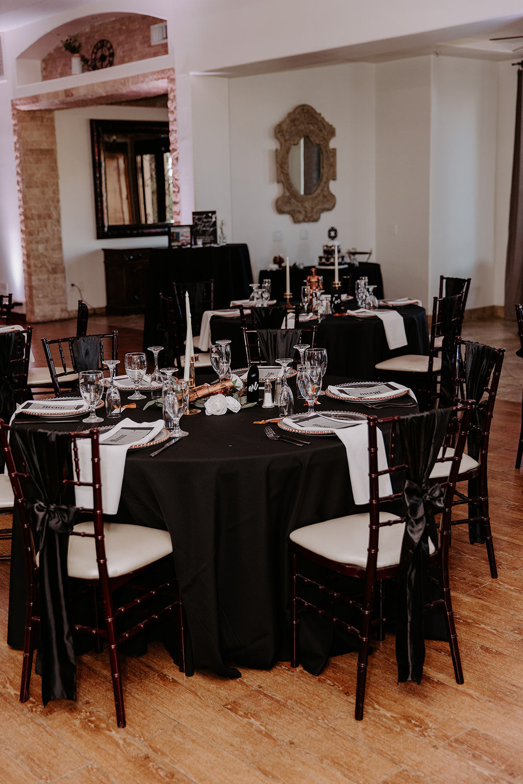 Reception hall at superstion manor 