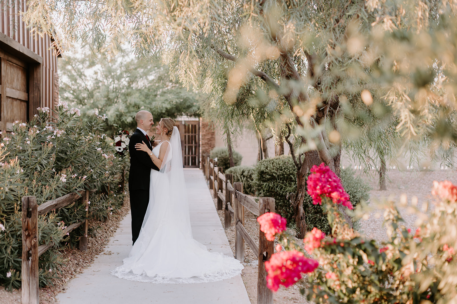Bride and groom portraits