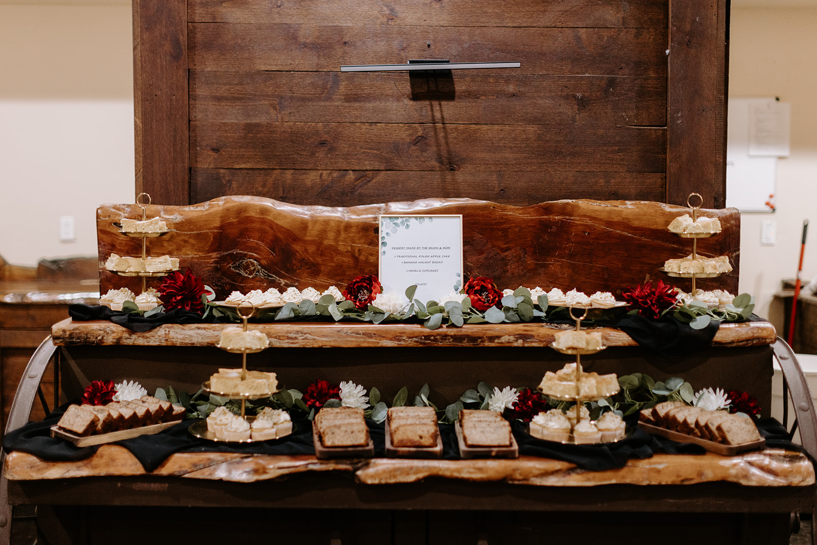 Wedding desert cart