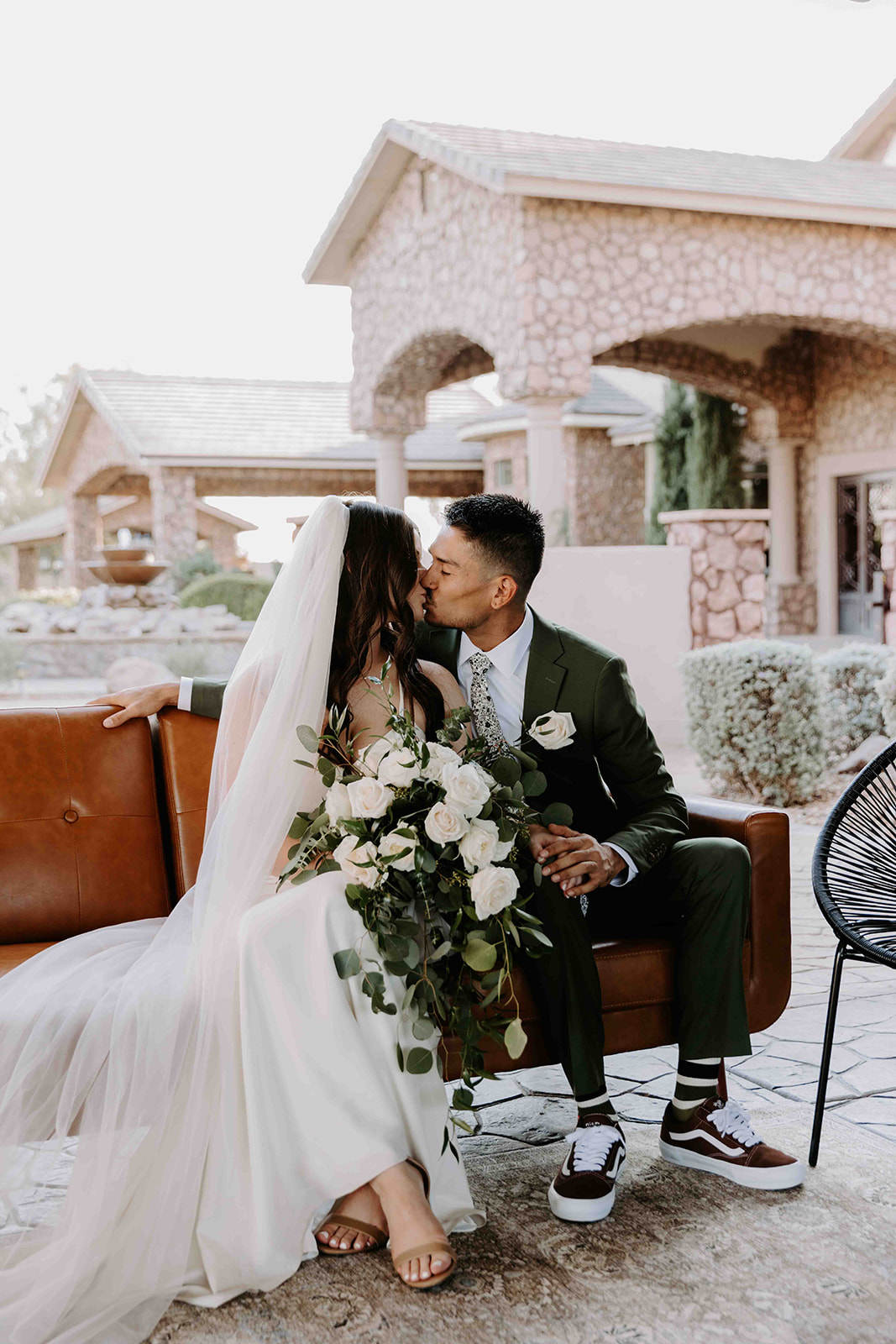 Bride and groom portraits