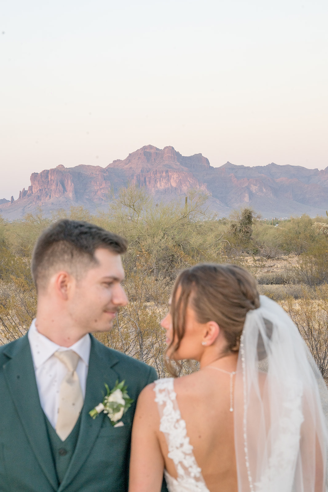 Bride and groom portraits