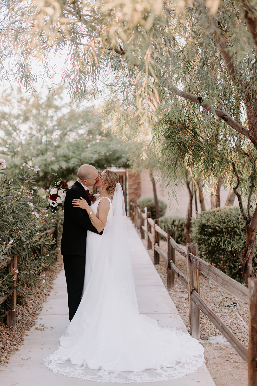 Bride and groom portraits