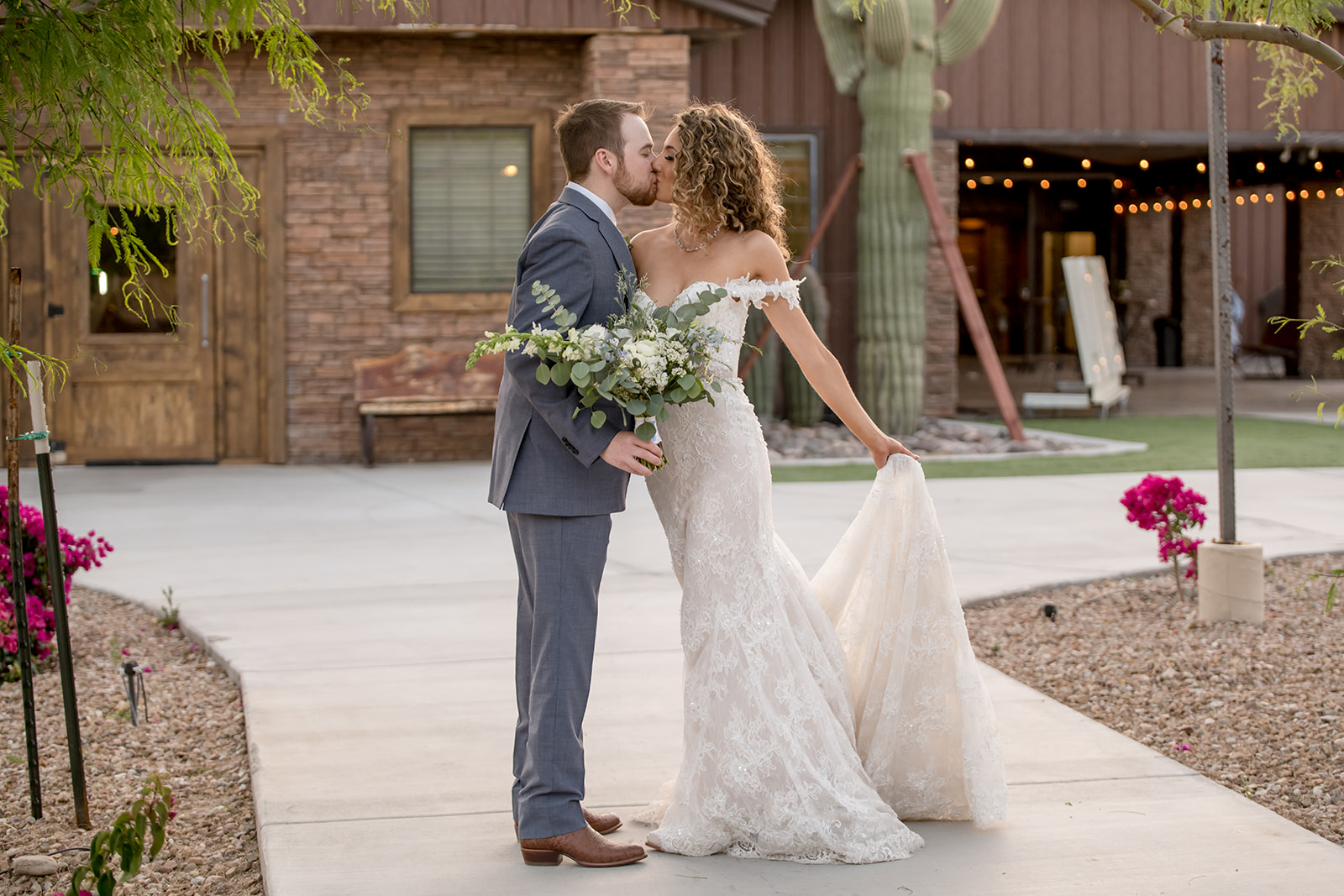 Bride and groom portraits