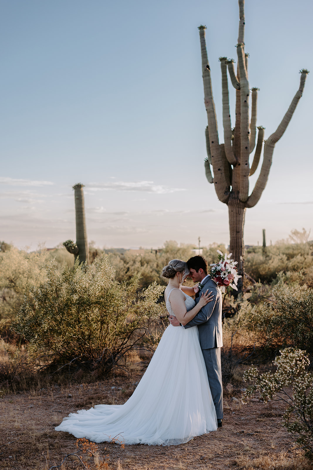 Bride and groom portraits 