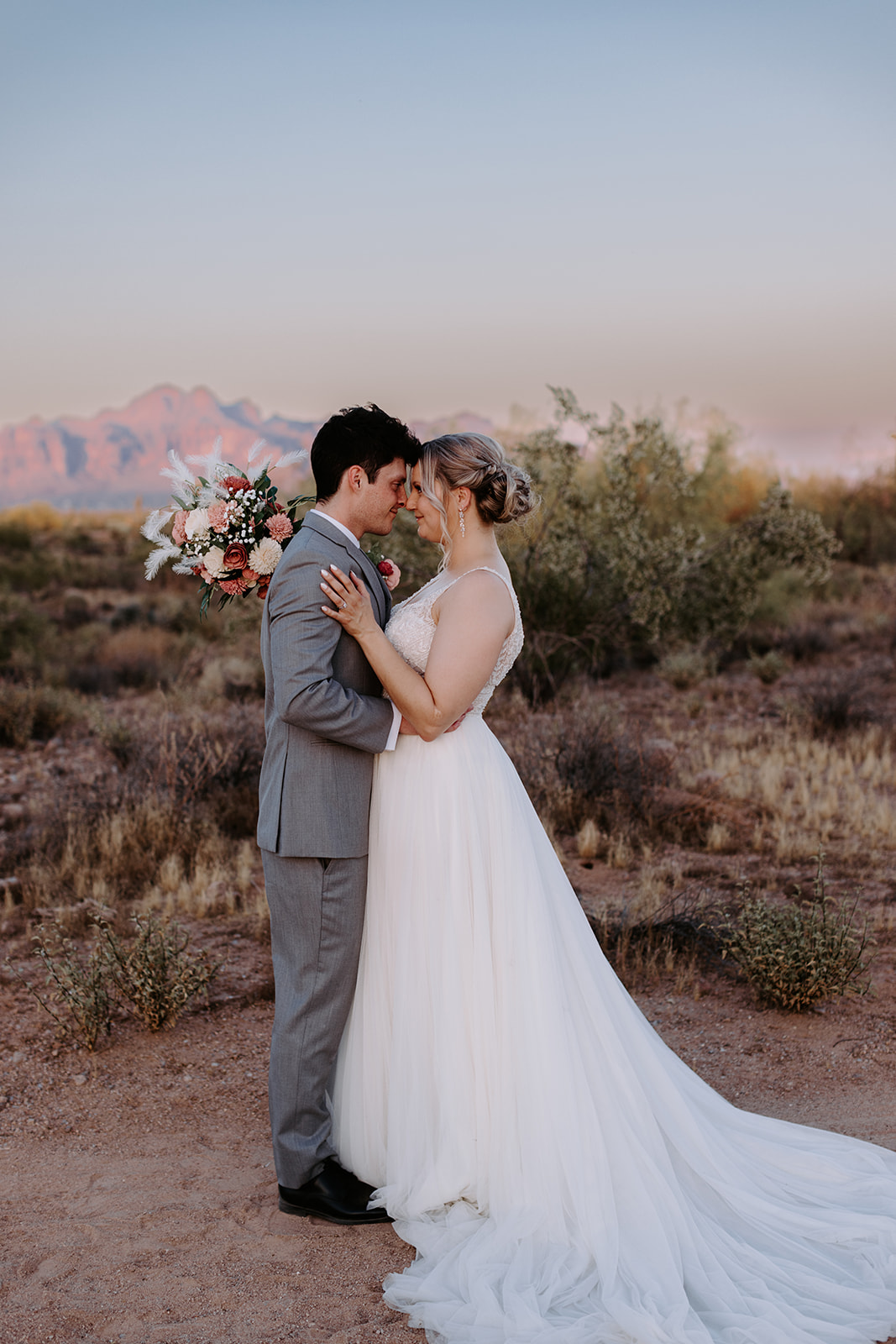 Bride and groom portraits