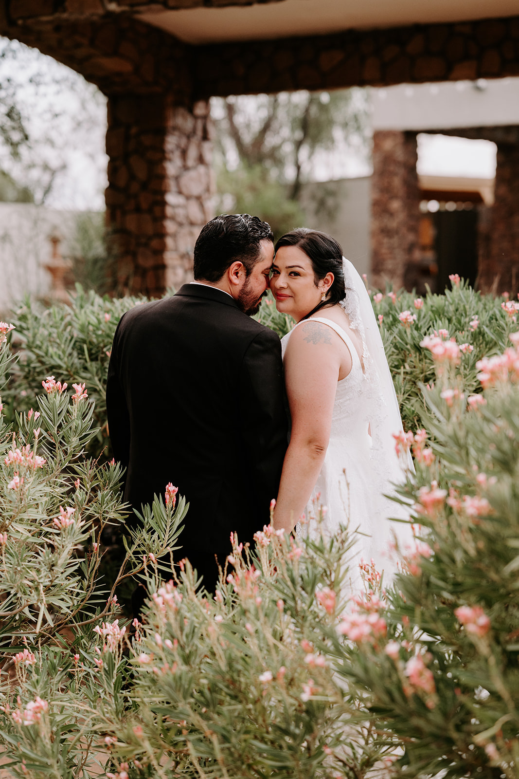 Bride and groom portraits