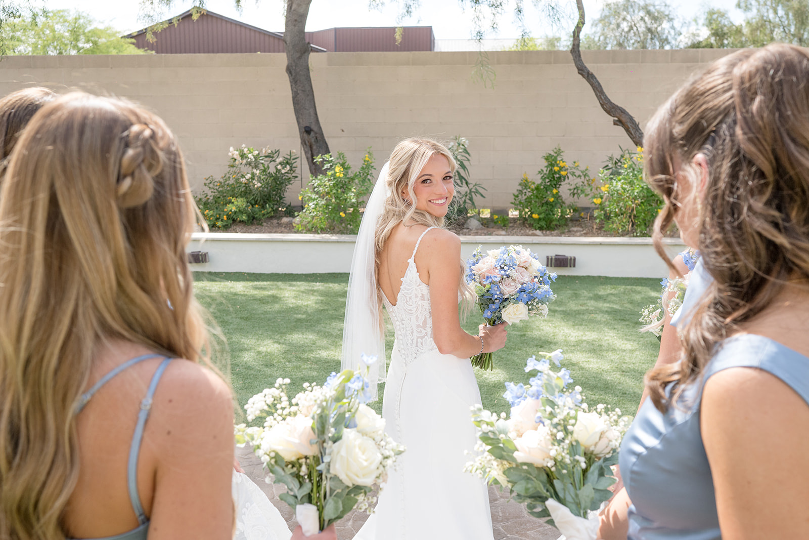 Bride with bridal party